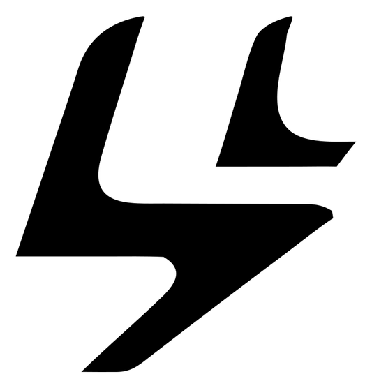 Bold Airplane Silhouette Mark