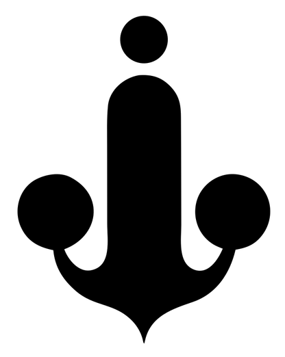 Bold Anchor Circle Logo