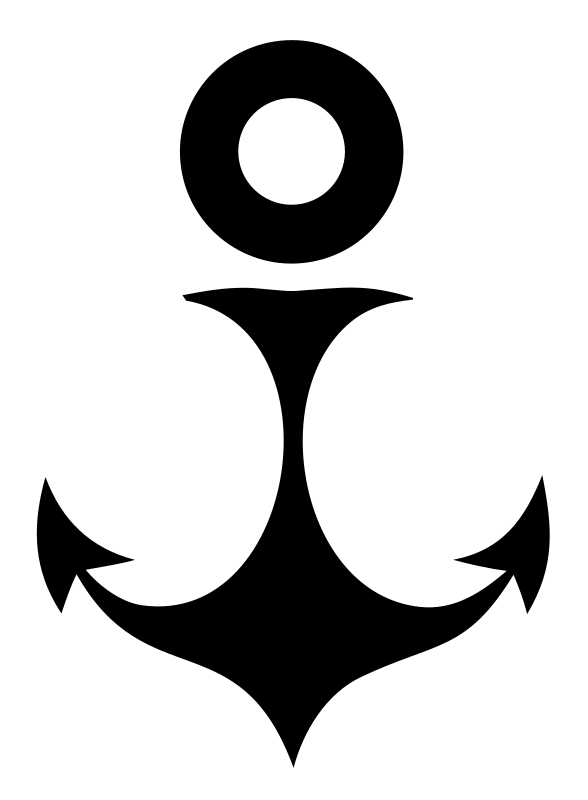Bold Anchor Maritime Icon