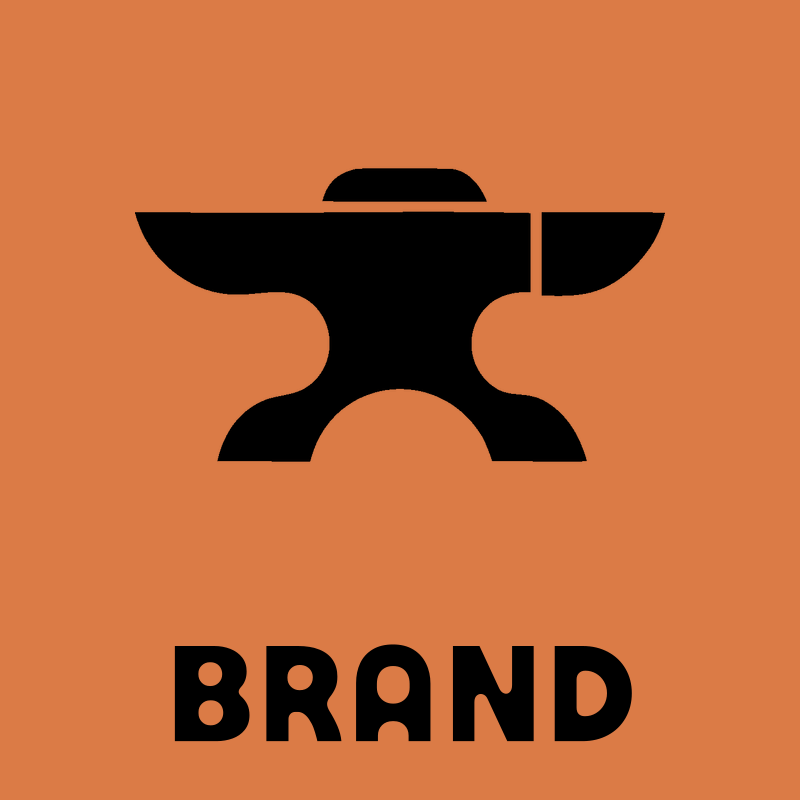 Bold Anvil Negative Space Icon preview
