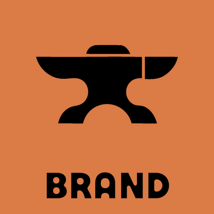 Bold Anvil Negative Space Icon preview