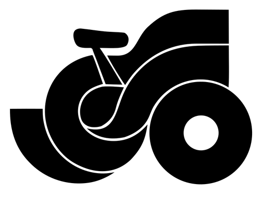 Bold Bicycle Side Profile Mark