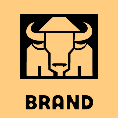 Bold Bison Face Emblem preview