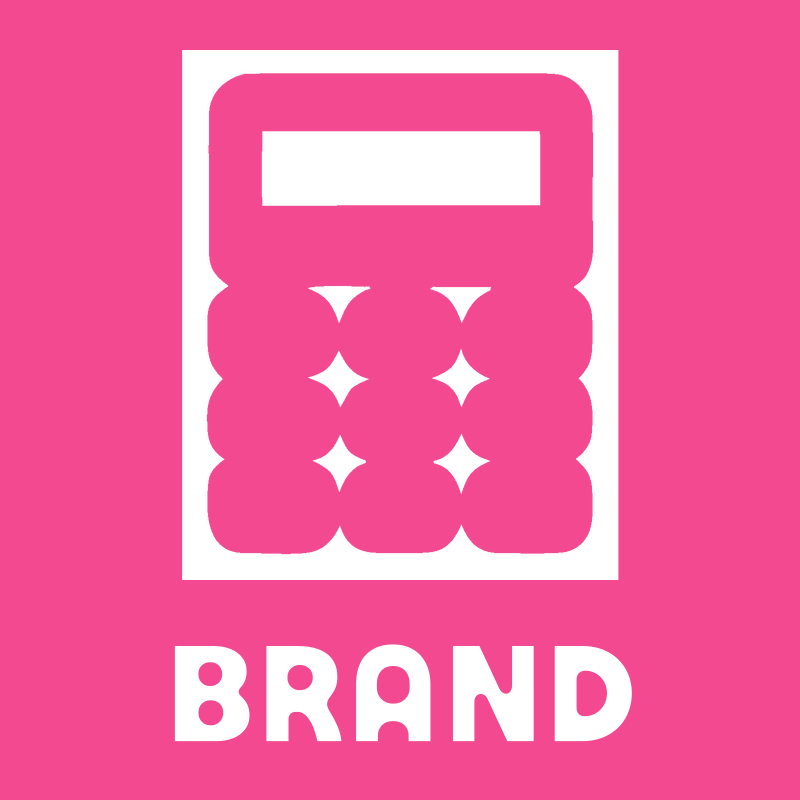 Bold Calculator Keypad Icon preview