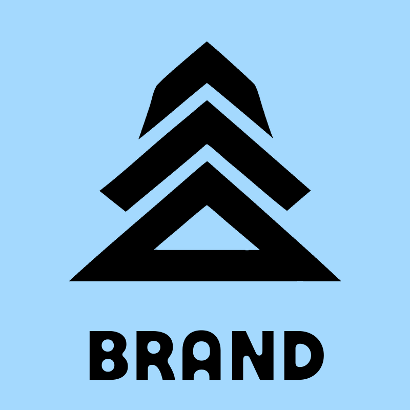 Bold Chevron Tree Mountain Mark preview