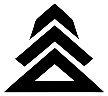 Bold Chevron Tree Mountain Mark