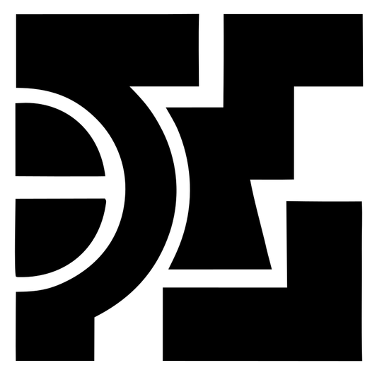Bold Circle Cutout Cross Mark