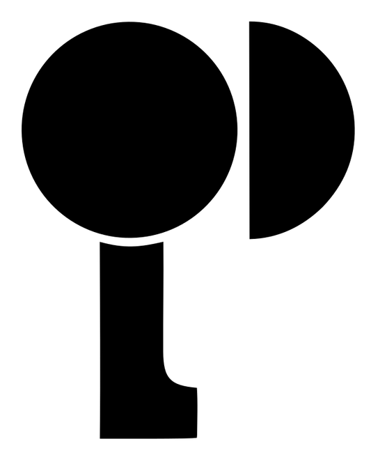 Bold Circle Stem Loupe Mark