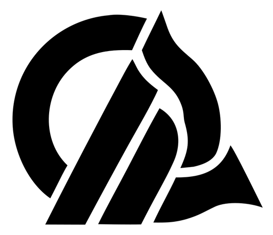 Bold Circle Triangle Compass Mark