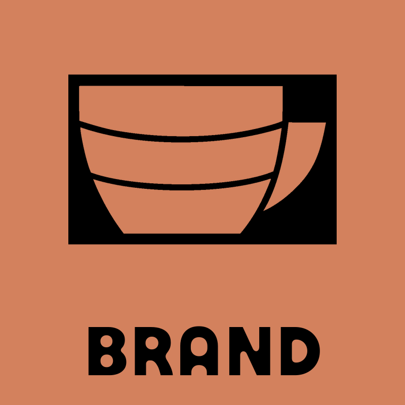 Bold Coffee Cup Badge preview
