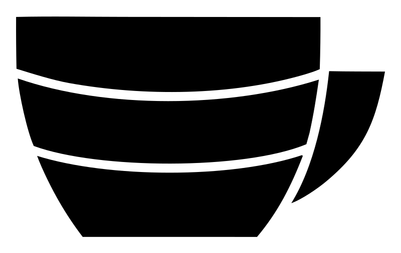 Coffee Cup Latte Art Badge