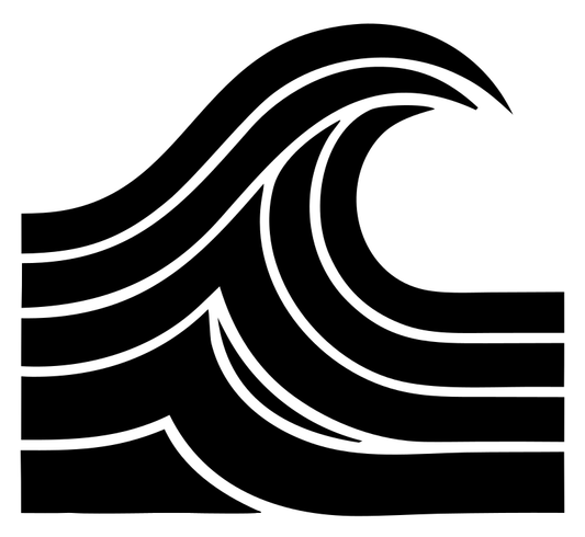 Bold Crashing Wave Icon