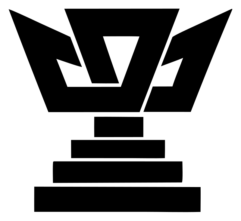 Bold Crown Trophy Podium Badge