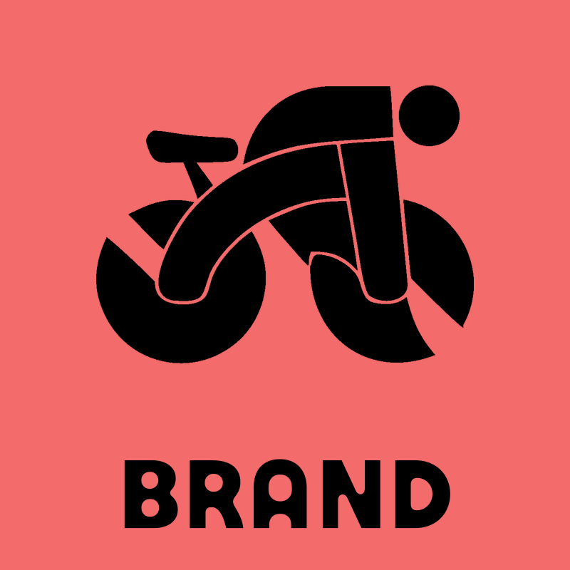 Bold Cyclist Bicycle Icon preview