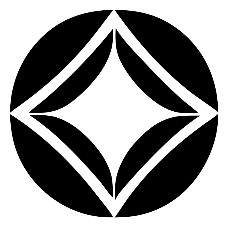 Bold Diamond Circle Emblem