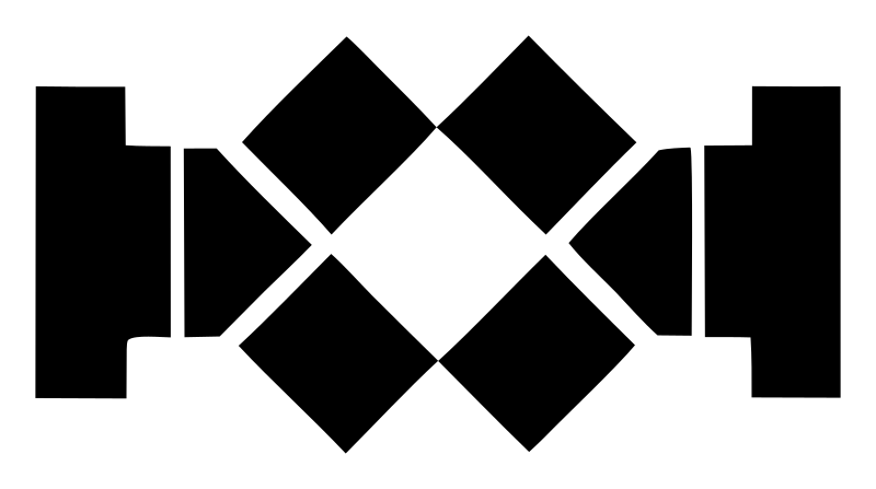 Bold Diamond Grid Drone Mark