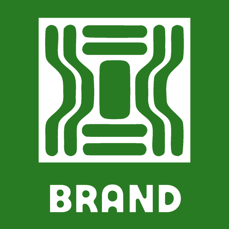 Bold DNA Strand Logo preview