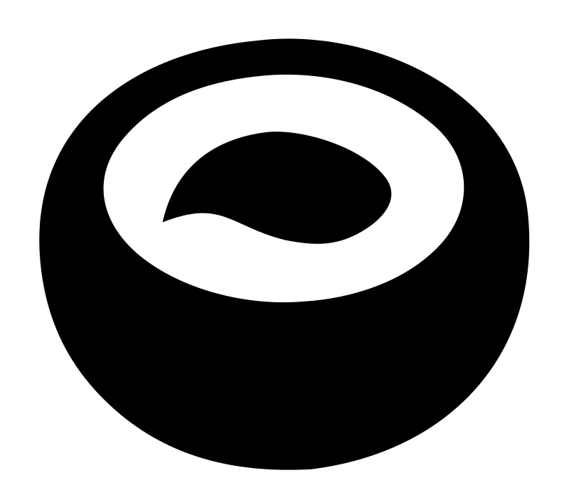 Bold Donut Ring Sushi Icon