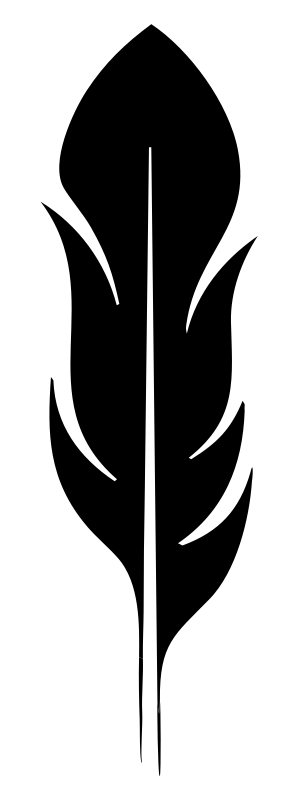 Bold Feather Plume Icon