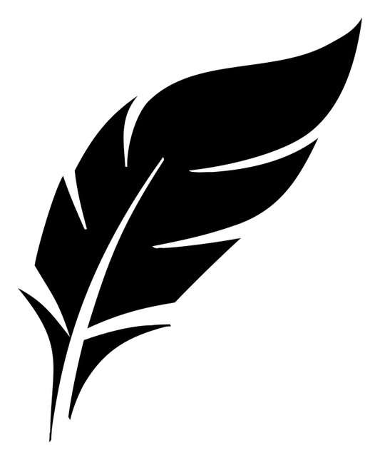 Bold Feather Quill Badge