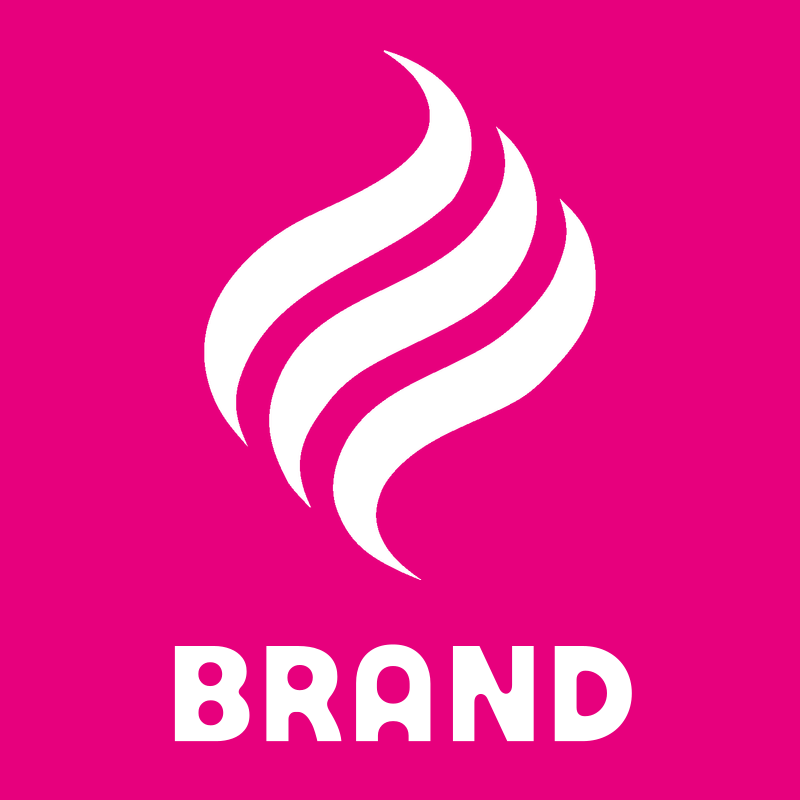 Bold Flame Wave Logo preview