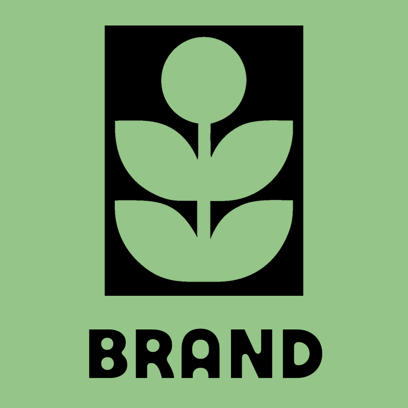 Bold Flower Plant Emblem preview