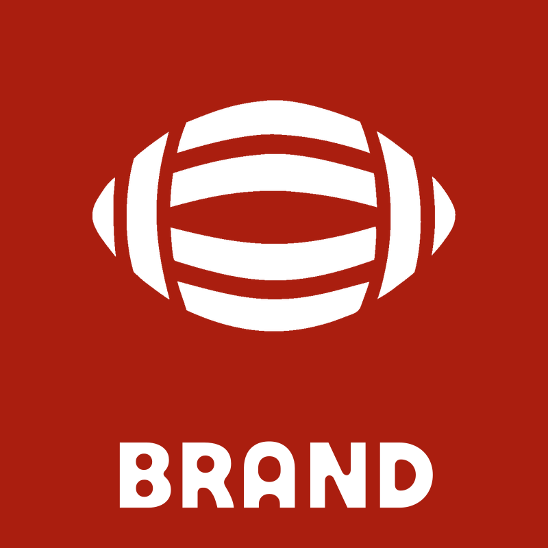 Bold Football Horizontal Stripe Icon preview