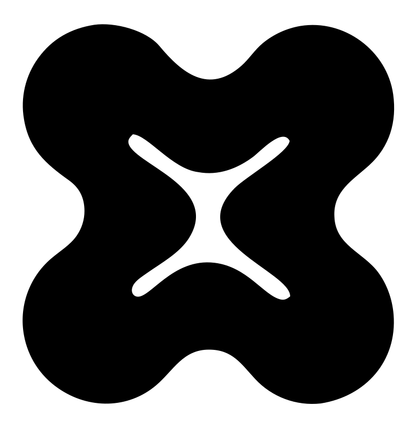 Bold Four-Lobe Clover Mark