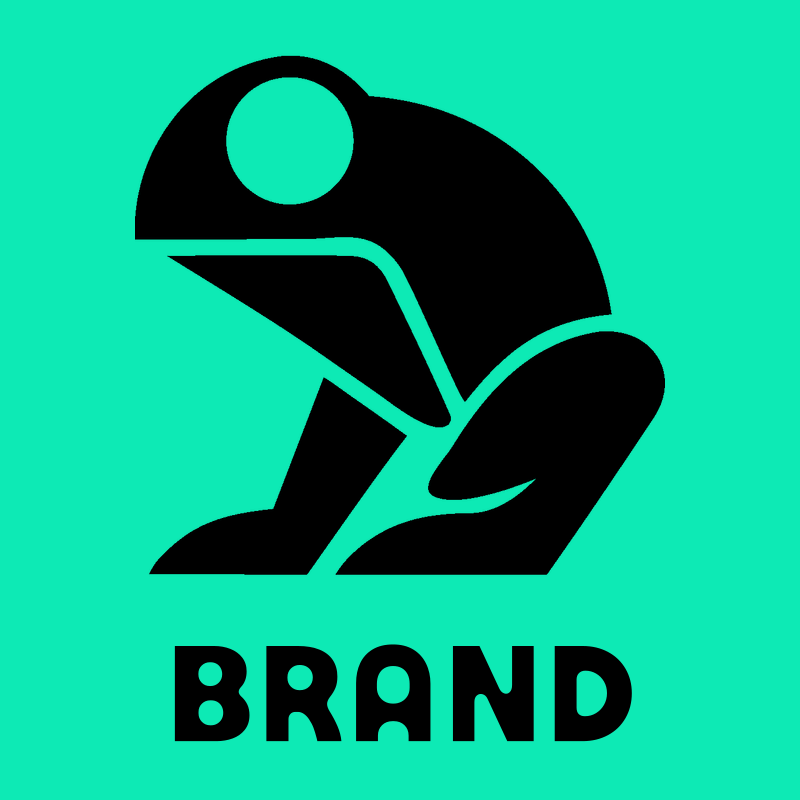 Bold Frog Kneeling Icon preview