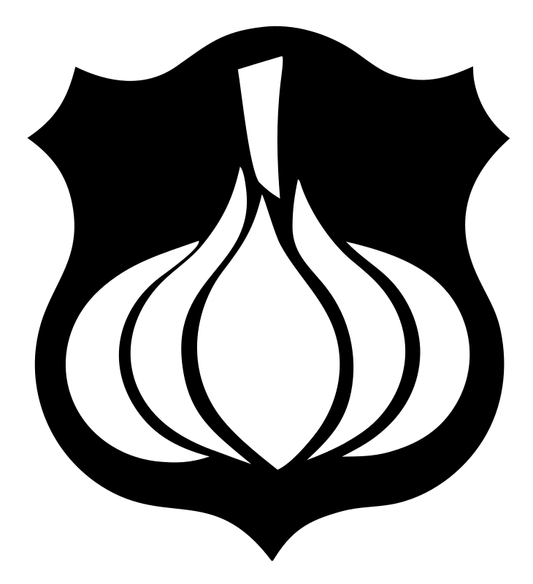 Bold Garlic Badge Crest