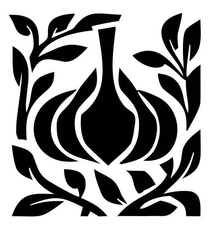 Bold Garlic Botanical Crest
