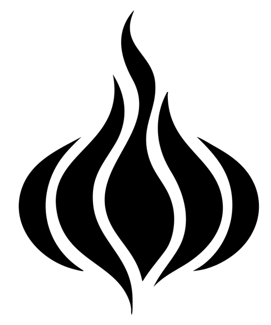 Bold Garlic Flame Mark