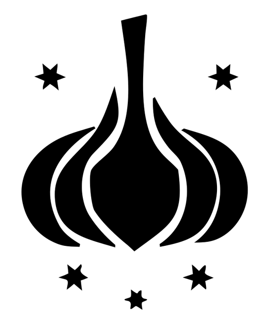 Bold Garlic Star Badge