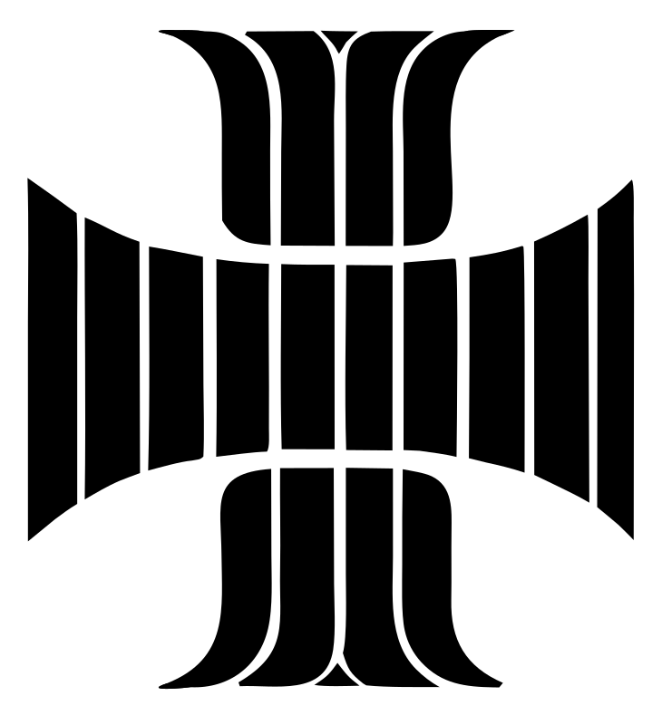 Bold Geometric Cross Emblem