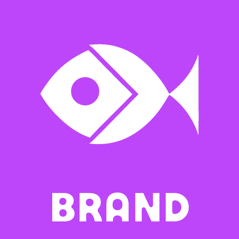 Bold Geometric Fish Mark preview