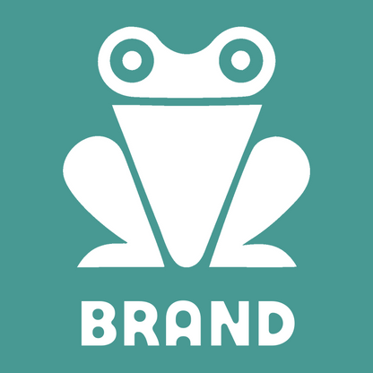 Bold Geometric Frog Emblem preview