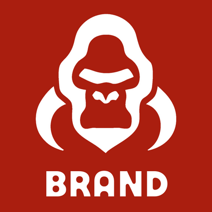 Bold Gorilla Portrait Emblem preview