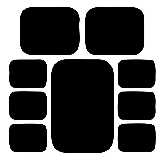 Bold Grid Blocks Drop Icon