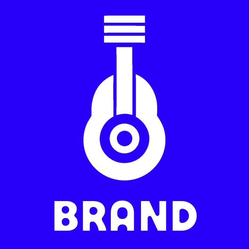 Bold Guitar Soundhole Badge preview