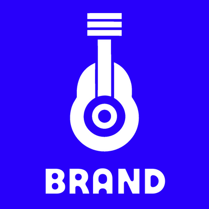Bold Guitar Soundhole Badge preview