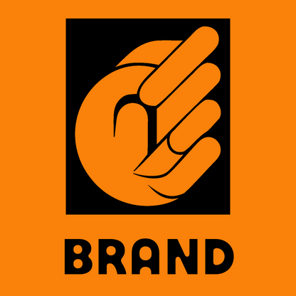 Bold Hand Diagonal Slash Badge preview