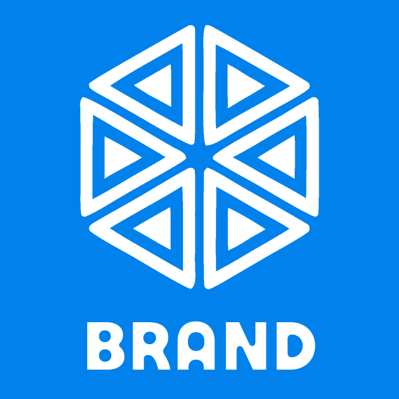 Bold Hexagon Snowflake Emblem preview