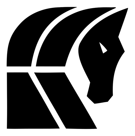 Bold Horse Head Panel Mark