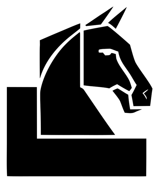 Bold Horse Head Pedestal Mark