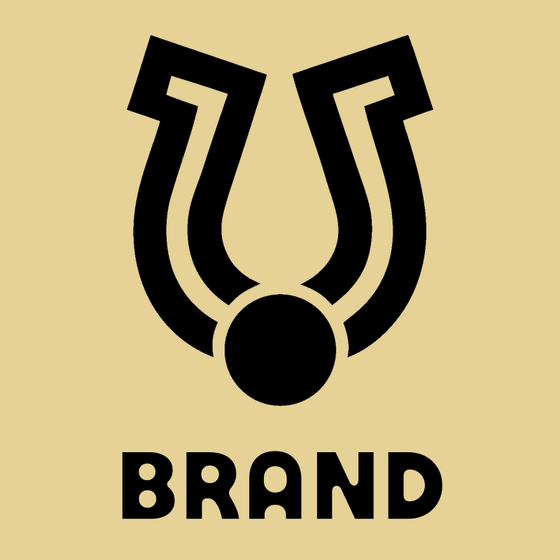 Bold Horseshoe Circle Badge preview