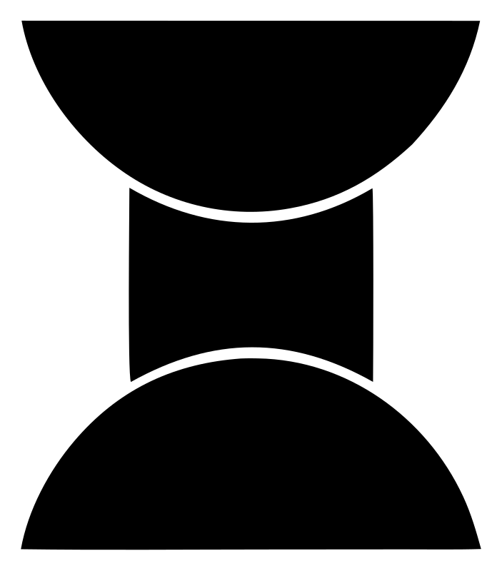 Bold Hourglass Solar Mark