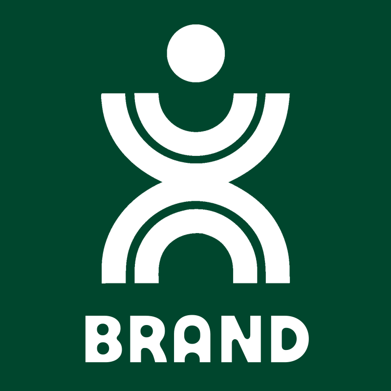Bold Human Arch Figure Logo preview