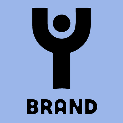 Bold Human Figure Compass Mark preview
