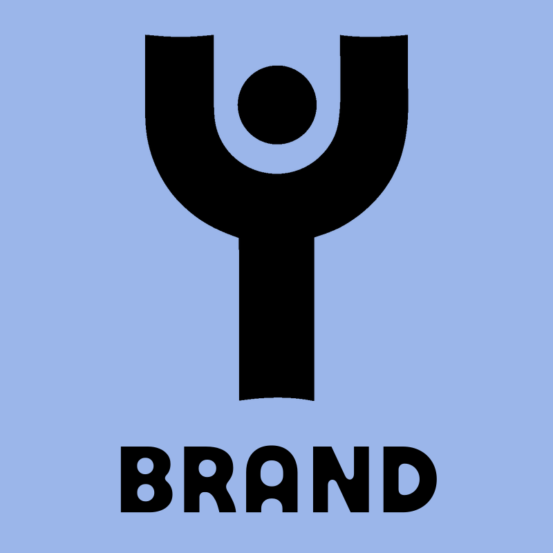 Bold Human Figure Compass Mark preview