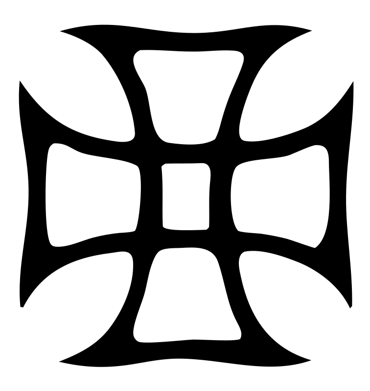 Bold Iron Cross Crest